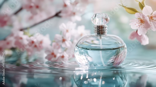 Pastel floral background object design