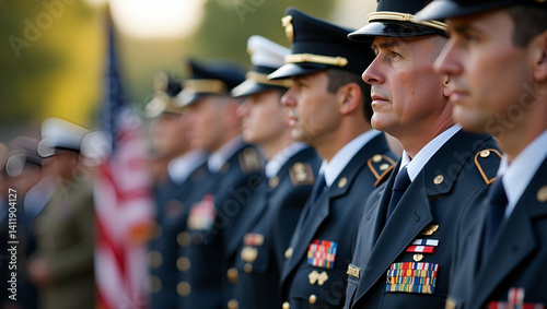 Memorial Day Tribute: Honoring Heroes with Dignified Ceremonial Observance and Capturing Their Enduring Legacy in Photos photo