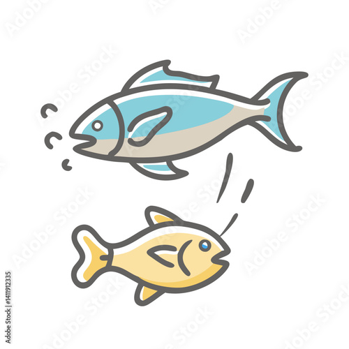 fisheries icon, fisheries vector illustration-simple illustration of fisheries, perfect for fisheries logos and icons