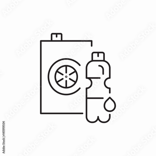 Recipe book cooking instructions icon vector sign