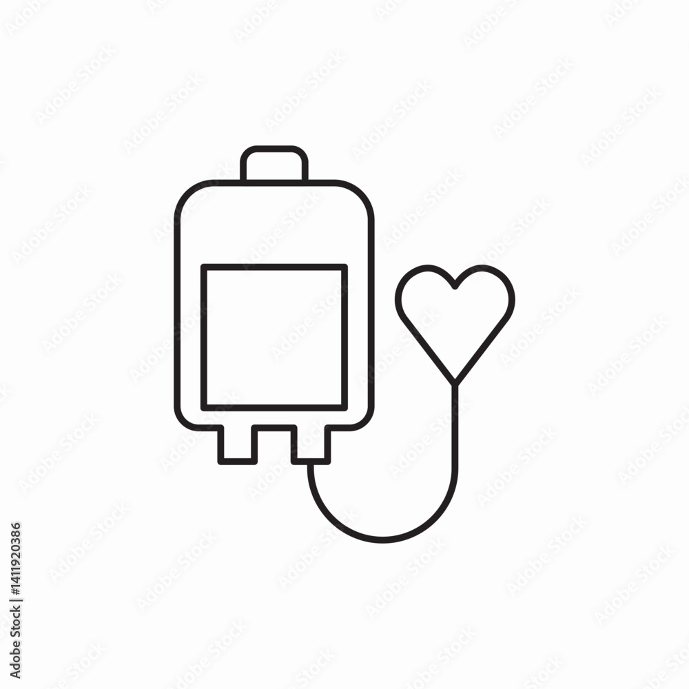 Blood donation medical help icon vector sign Blood donation medical help icon vector sign