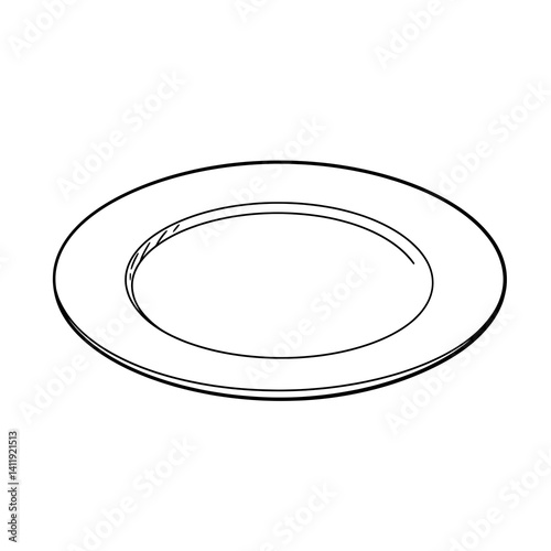 Circular Trim Plate Design: Technical Drawing