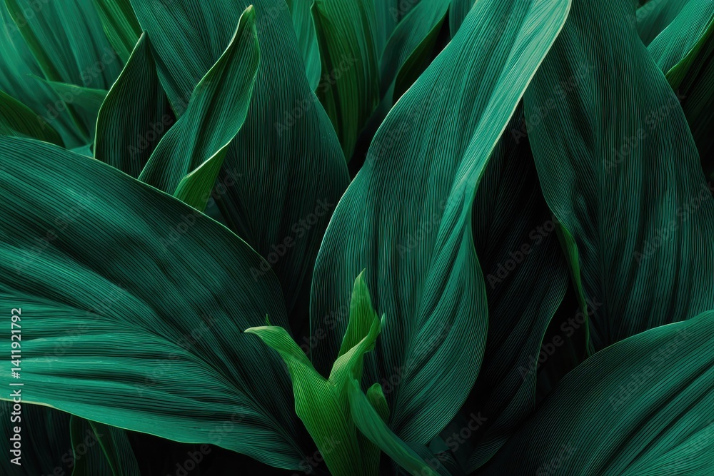 Lush green leaves close-up (1)