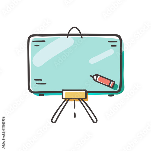 whiteboard icon, whiteboard vector illustration-simple illustration of whiteboard, perfect for whiteboard logos and icons