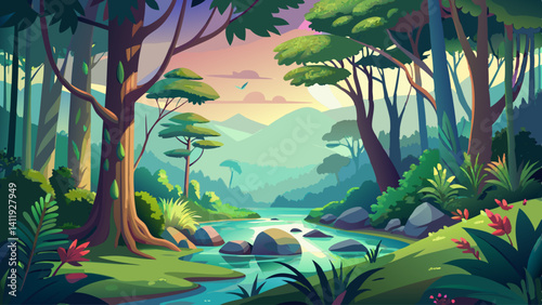 Lakewood Forest wraps them gently,
Whispers of green in every corner,
A quiet sanctuary of wild beauty.