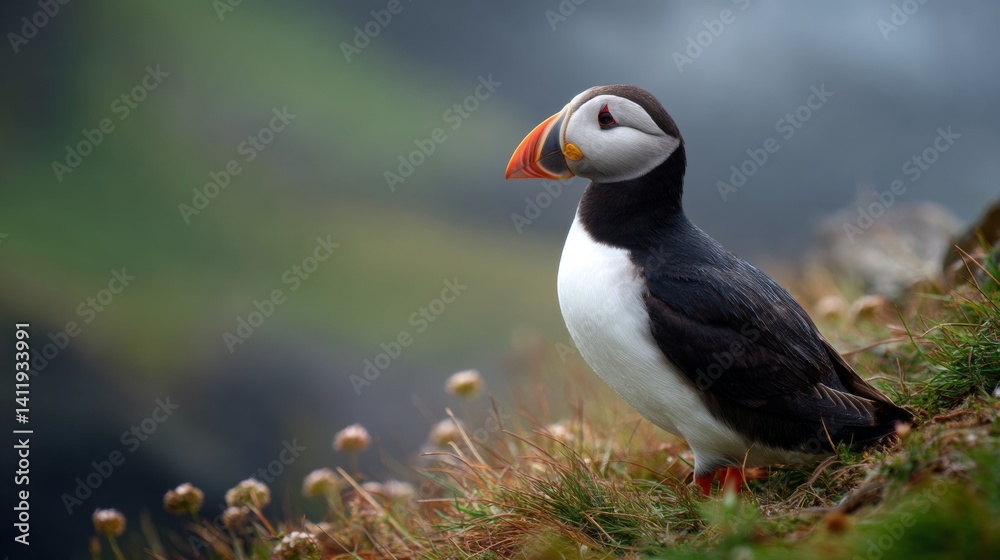 Fototapeta premium Puffin in Iceland