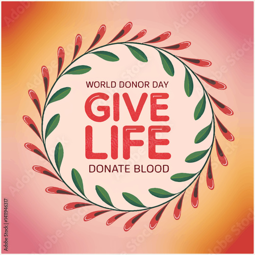 Give blood, save lives—celebrating heroes and promoting voluntary blood donation globally.