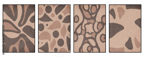Abstract background in vintage style. Stylized old with grain. For use in graphics, for printing on wall decorations.