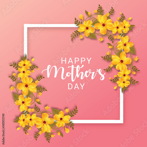 Happy mother's day vector background