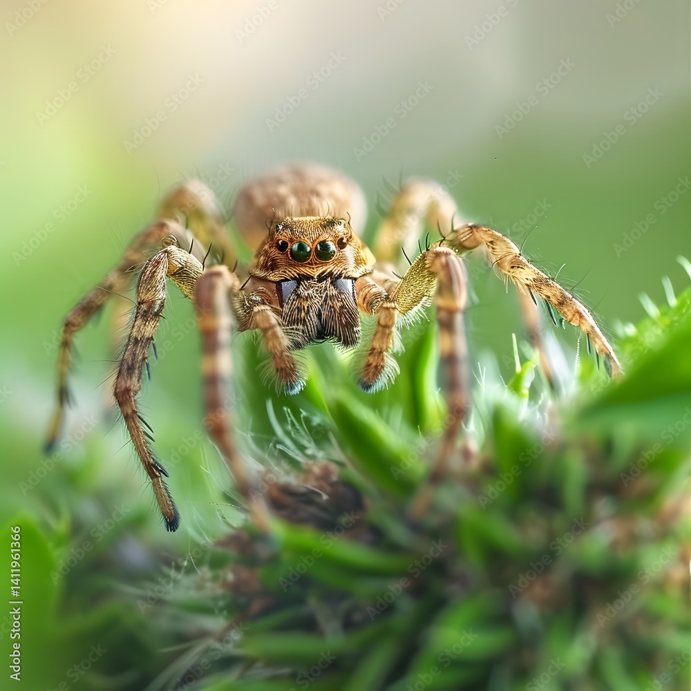 Forest Floor Spider Close-Up Forest Floor Spider Close-Up