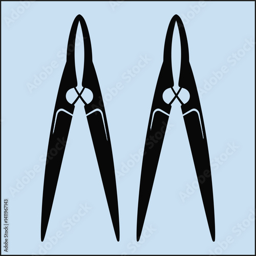 Silhouette of Tongs, Kitchen