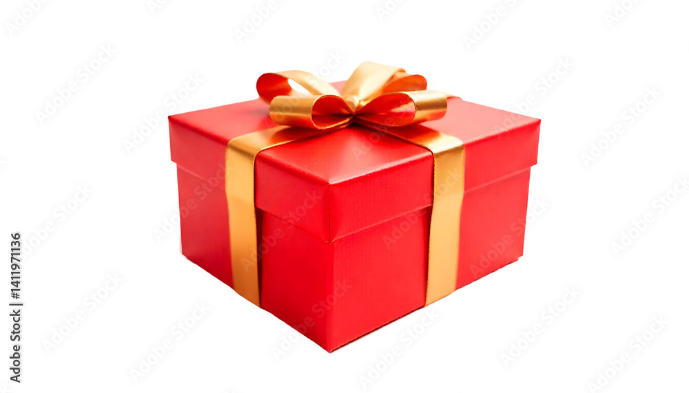 red gift box with ribbon red gift box with ribbon
