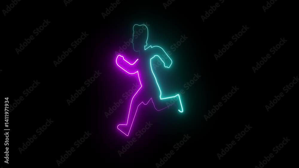 A sleek neon icon blazes forward with pulsating light trails, simulating rapid motion. Vibrant colors shift dynamically, emphasizing speed, energy, and futuristic momentum in animation. A sleek neon icon blazes forward with pulsating light trails, simulating rapid motion. Vibrant colors shift dynamically, emphasizing speed, energy, and futuristic momentum in animation.
