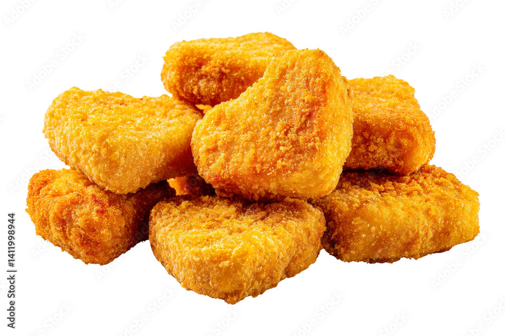 Crispy chicken nuggets fast food snack Crispy chicken nuggets fast food snack
