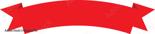 Free Download red ribbon banner  - GFXLoad