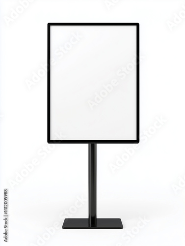 Free-standing Digital Signage Display Mockup