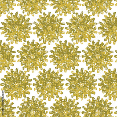 Hand drawn seamless floral pattern background.