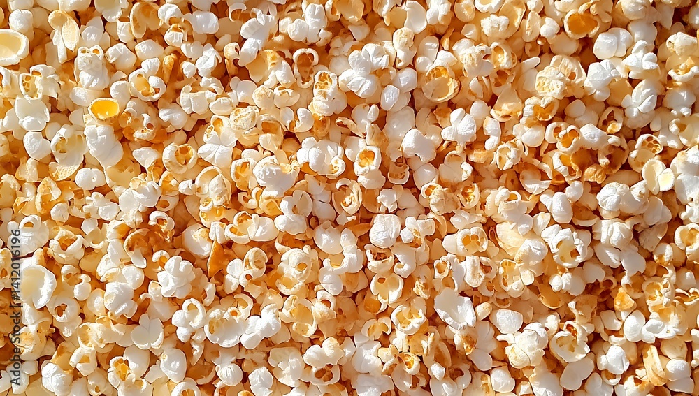 Close-up of popcorn texture Close-up of popcorn texture