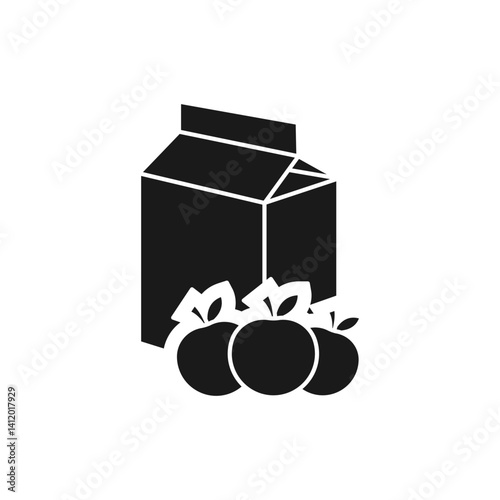 orange juice box icon