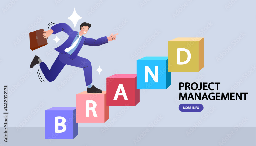 business man with success graph, businessman walking stair success. vector business man with success graph, businessman walking stair success. vector