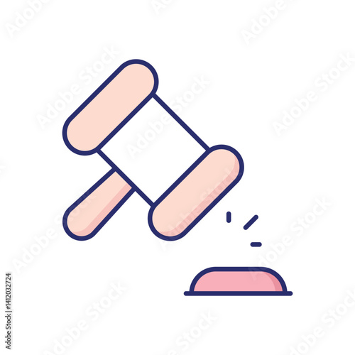 Auction Vector icon