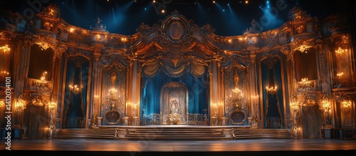 Wallpaper Mural Baroque Stage Set for Beauty and the Beast Torontodigital.ca