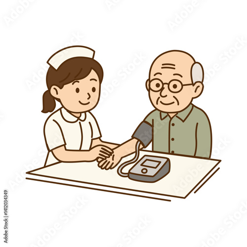 high blood pressure and hypertension disease concept