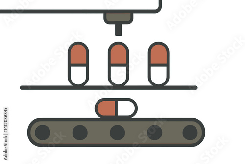 Capsule assembly line concept for pharmaceutical production design