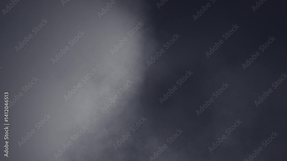 Large flowing wave of smoke clouds evolving in slow motion. Seamless looping animation. Large flowing wave of smoke clouds evolving in slow motion. Seamless looping animation.