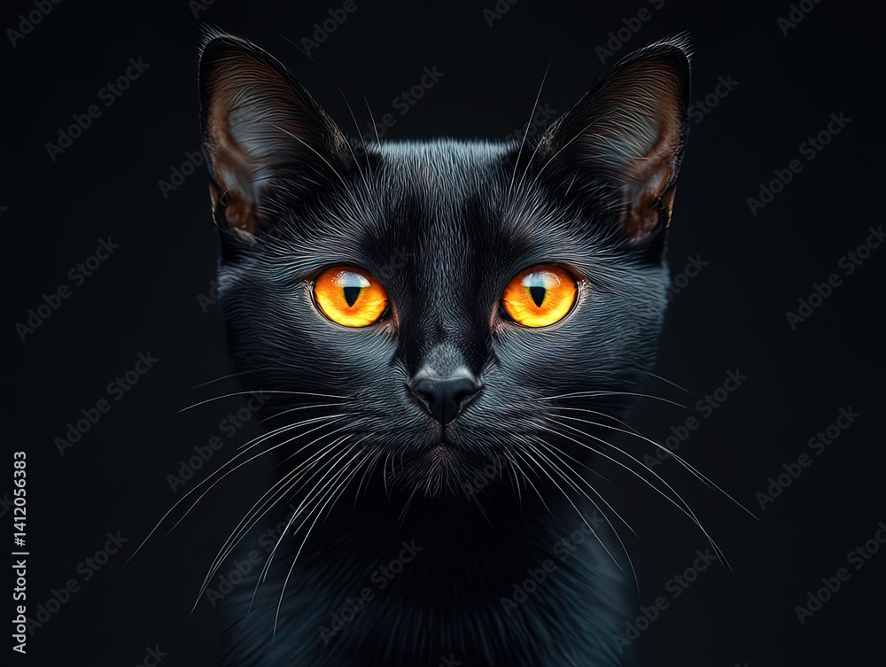 Adorable Tuxedo Cat with Expressive Eyes Adorable Tuxedo Cat with Expressive Eyes