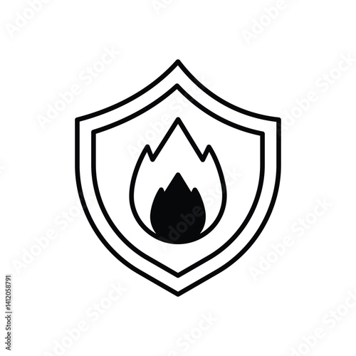 Fire Prevention Vector icon