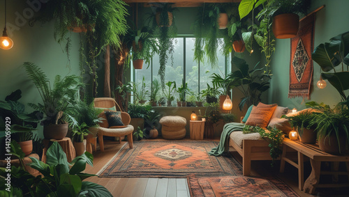 interior of a luxury hotel