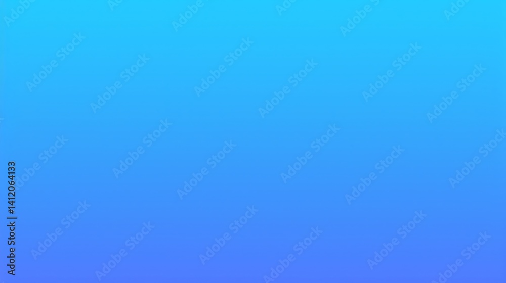Smooth blue gradient background.