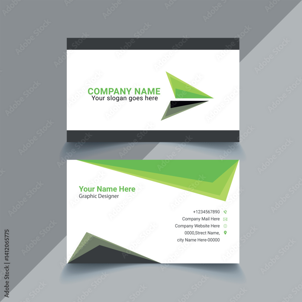 Fototapeta premium modern business card template