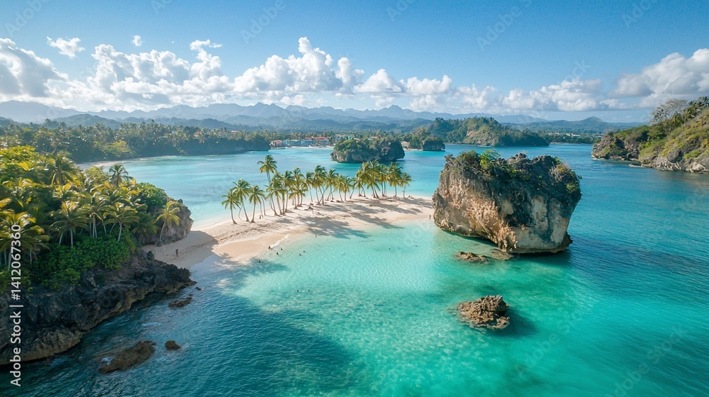 Fototapeta premium Tropical island paradise