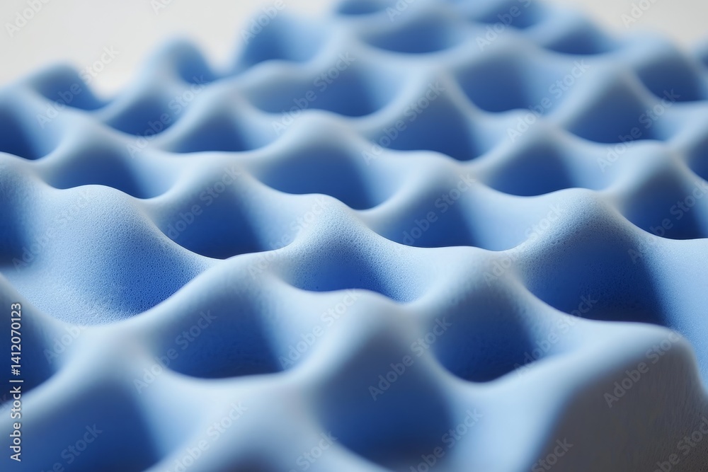 light blue foam rubber background