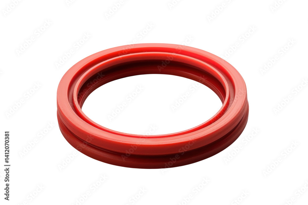 Bright red rubber bands stacked, highlighting their stretchiness and versatility for many uses isolated on transparent background Bright red rubber bands stacked, highlighting their stretchiness and versatility for many uses isolated on transparent background