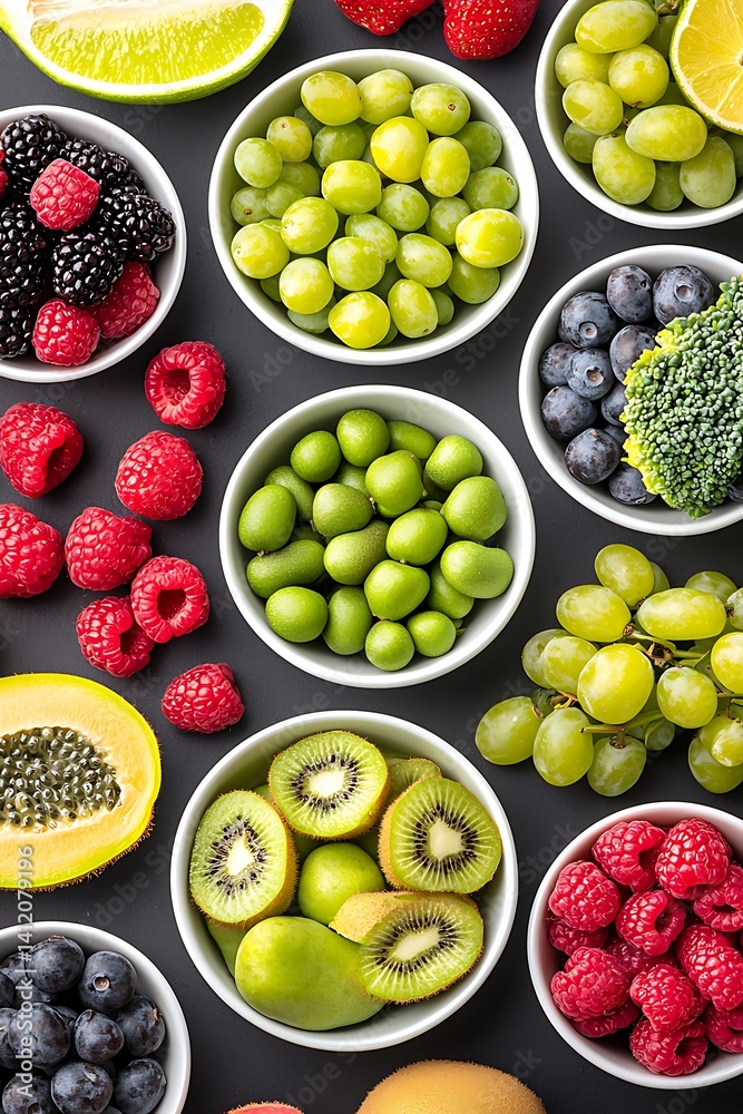 Fresh Fruit Variety Display Fresh Fruit Variety Display