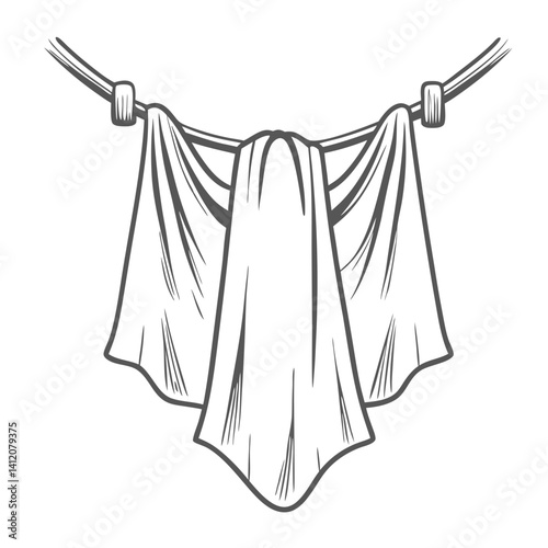 Veronica's Veil Icon Simple White Cloth Showing