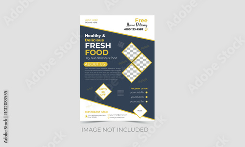 Restaurant Food Flyer Template Design
