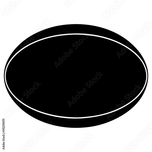 Simple Geometric Shape Silhouette Style Vector Illustration Design