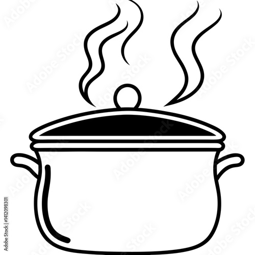 cooking pot vector