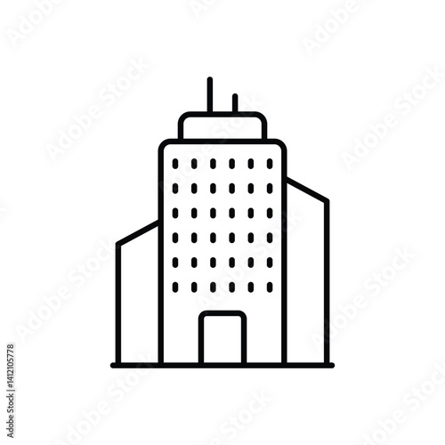Skyscraper  Vector icon
