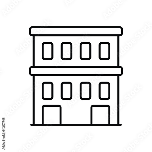 Apartment Vector icon