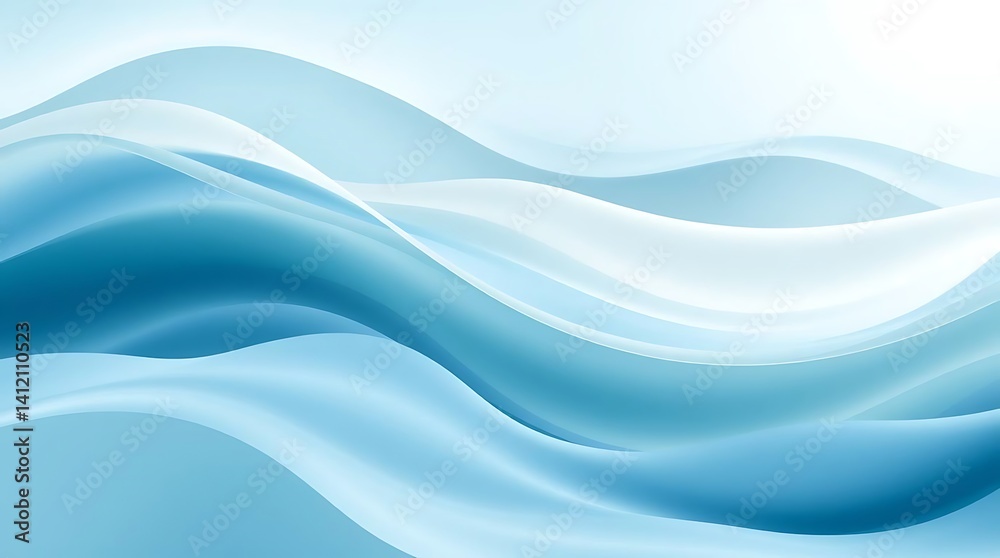 Serene Blue Gradient Waves: Abstract Flowing Curves with Subtle Highlights for Modern Digital Backgrounds Serene Blue Gradient Waves: Abstract Flowing Curves with Subtle Highlights for Modern Digital Backgrounds