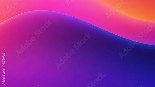 Abstract Colorful Gradient Background: Wavy Design