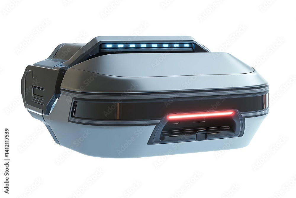 3D Style VR Console with Retractable Visor and Modular Features 3D Style VR Console with Retractable Visor and Modular Features