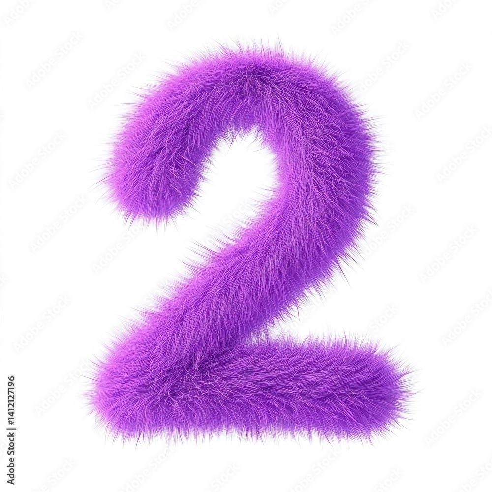 Purple furry number two Purple furry number two