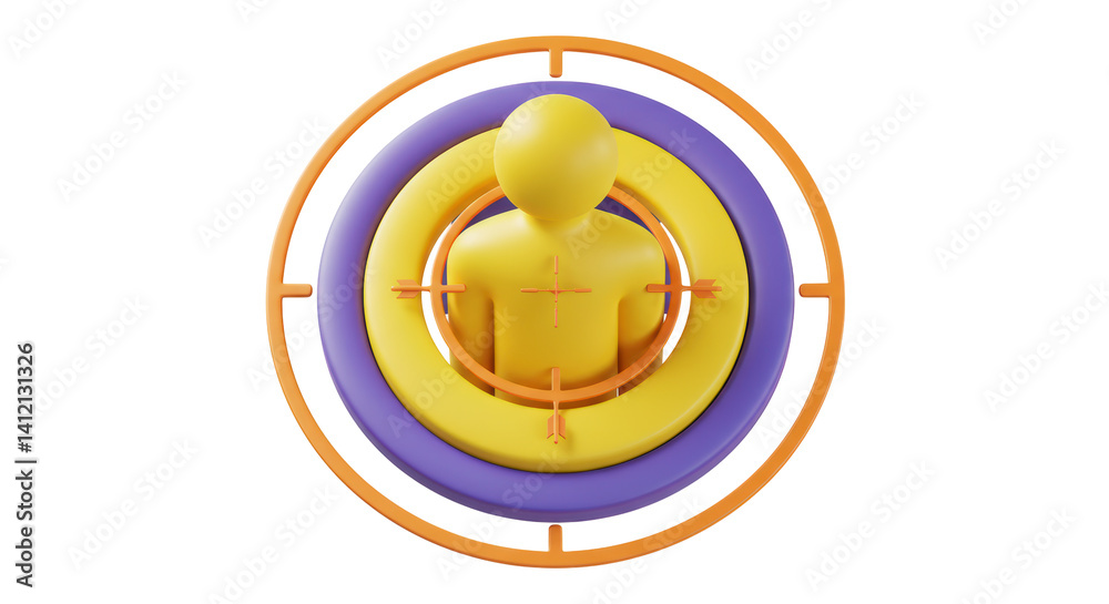 Obraz premium Isolated Aiming