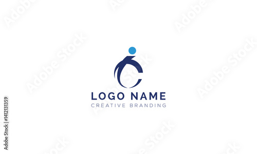 Minimalist IC Logo for Branding and Identity.